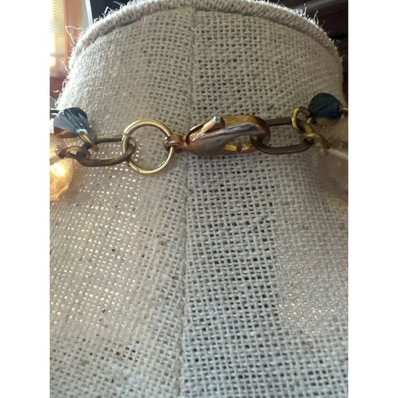 Vintage Double -Strand Faceted Glass Bead Necklace -- 20" - Picture 9 of 10